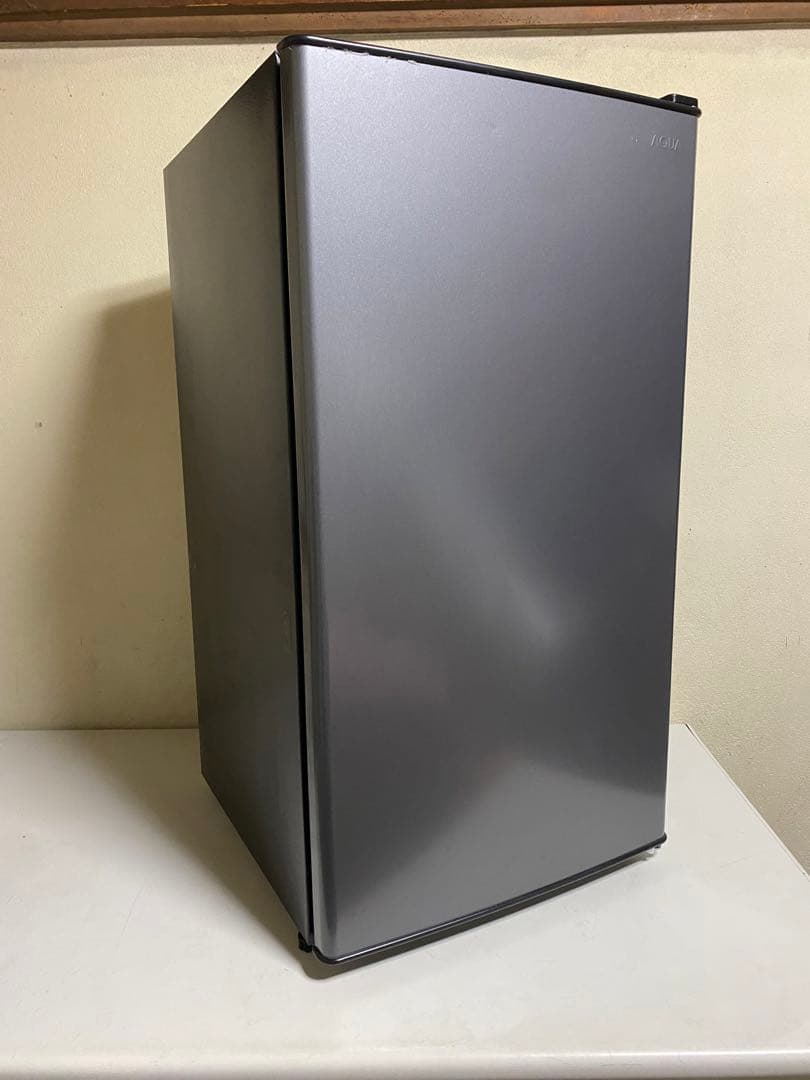 2024年製 AQUA 1ドア冷蔵庫 AQR-9P 90L 冷凍スペース 右開き