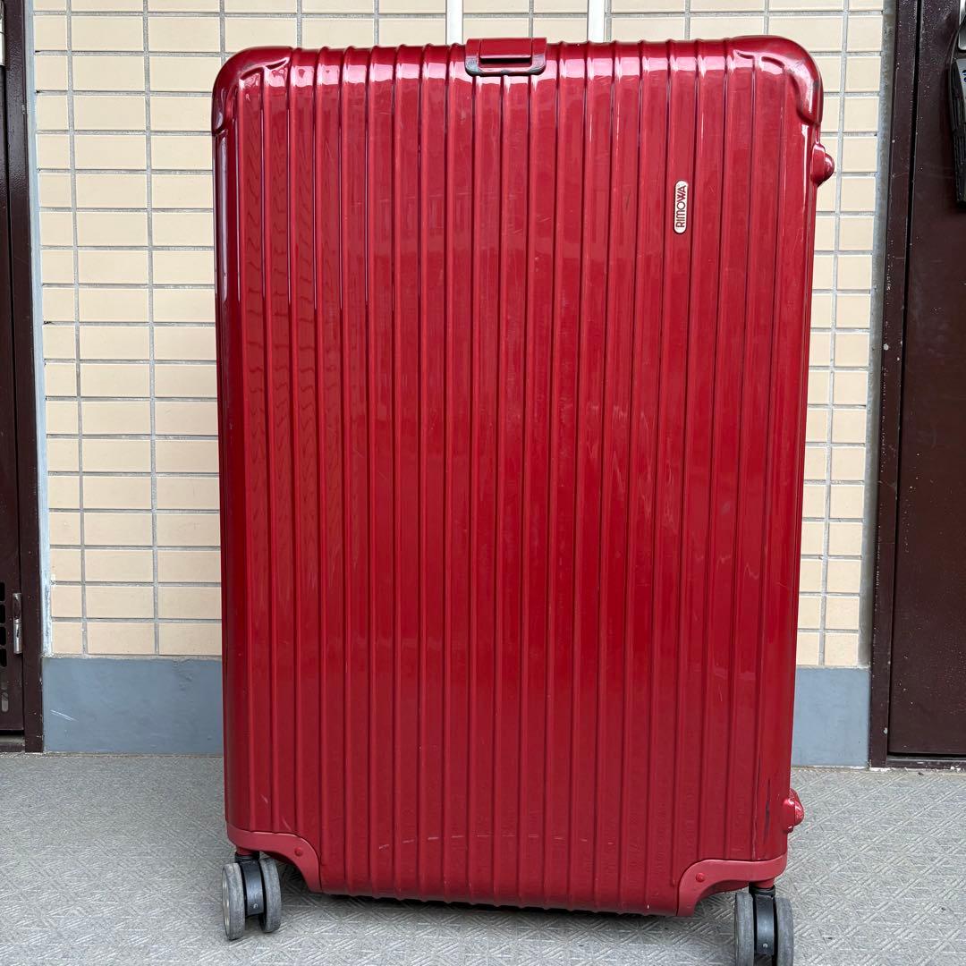 入手困難 廃盤品 リモワ サルサデラックス 大容量 873.7 7泊以上 レッド