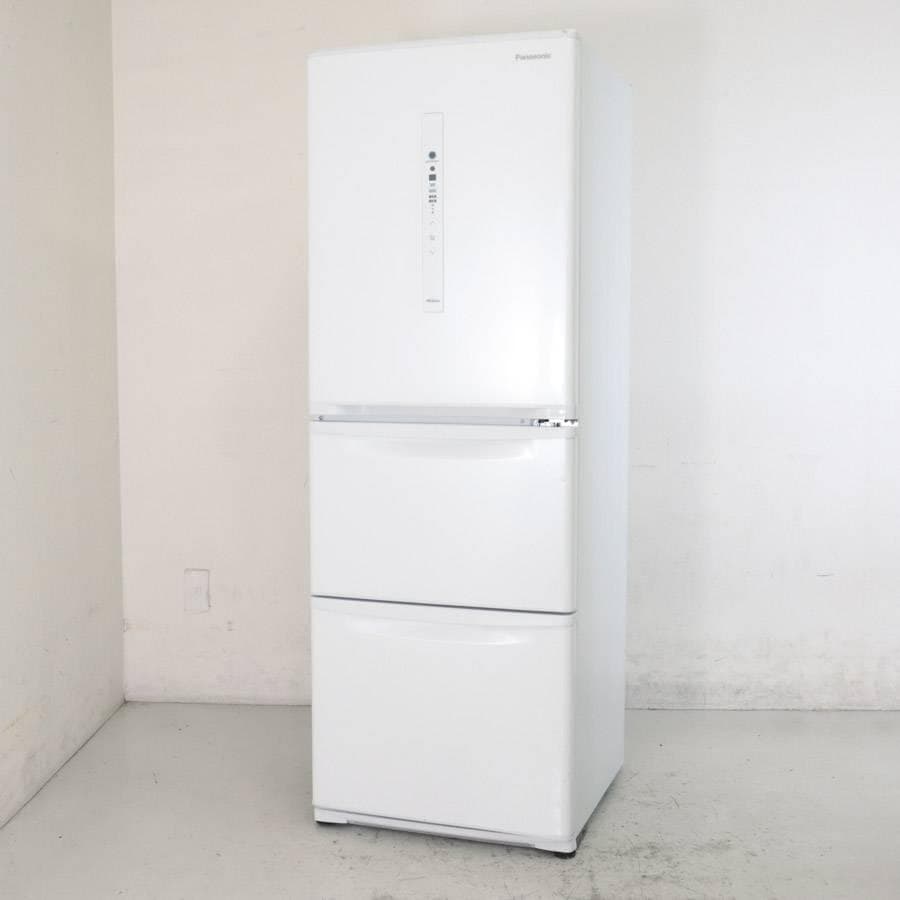 20年製 パナソニック 335L 3ドア 冷蔵庫 NR-C341C-W 自動製氷