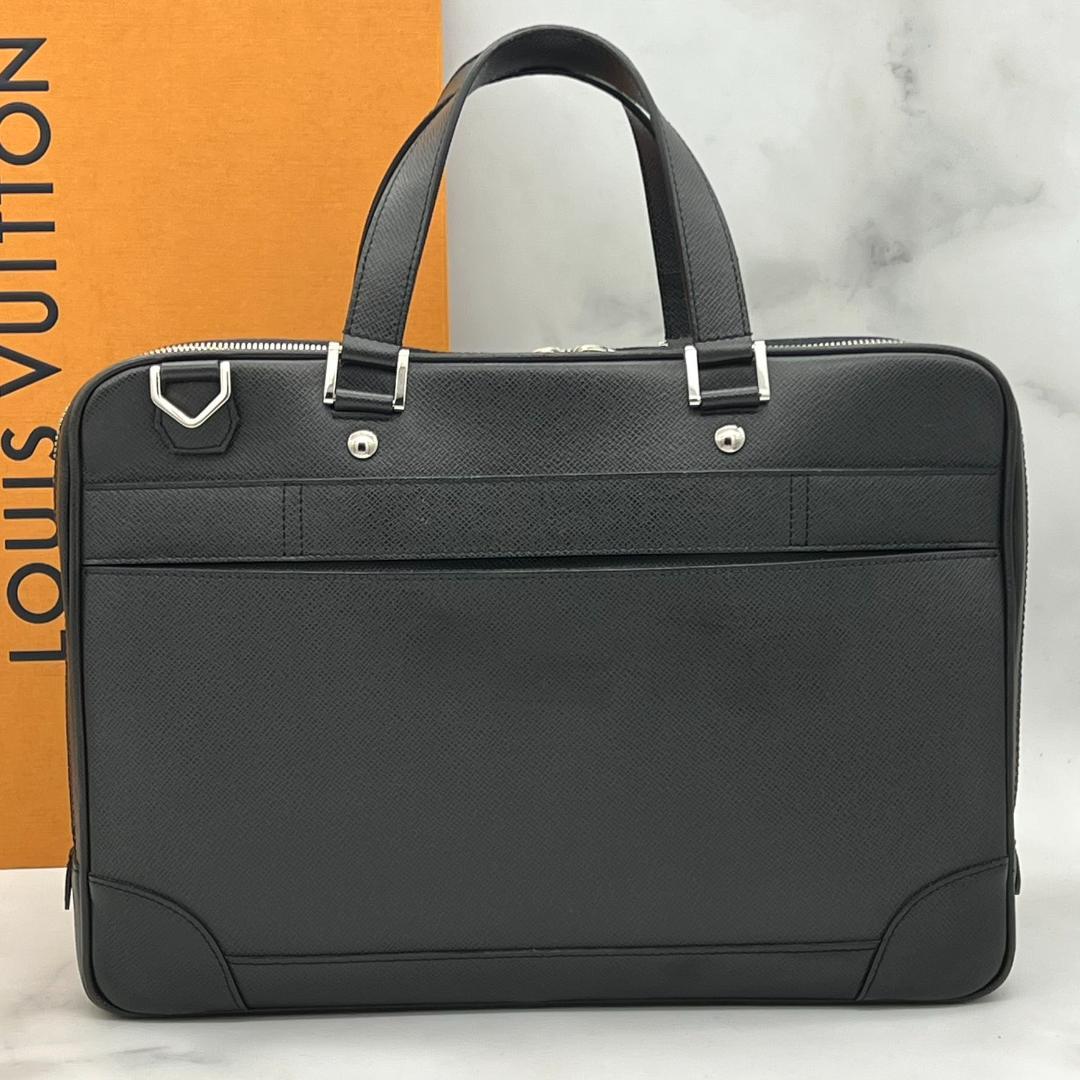 ルイヴィトン アレクサンダー タイガ ダークグレー ビジネス 斜め掛け シルバー