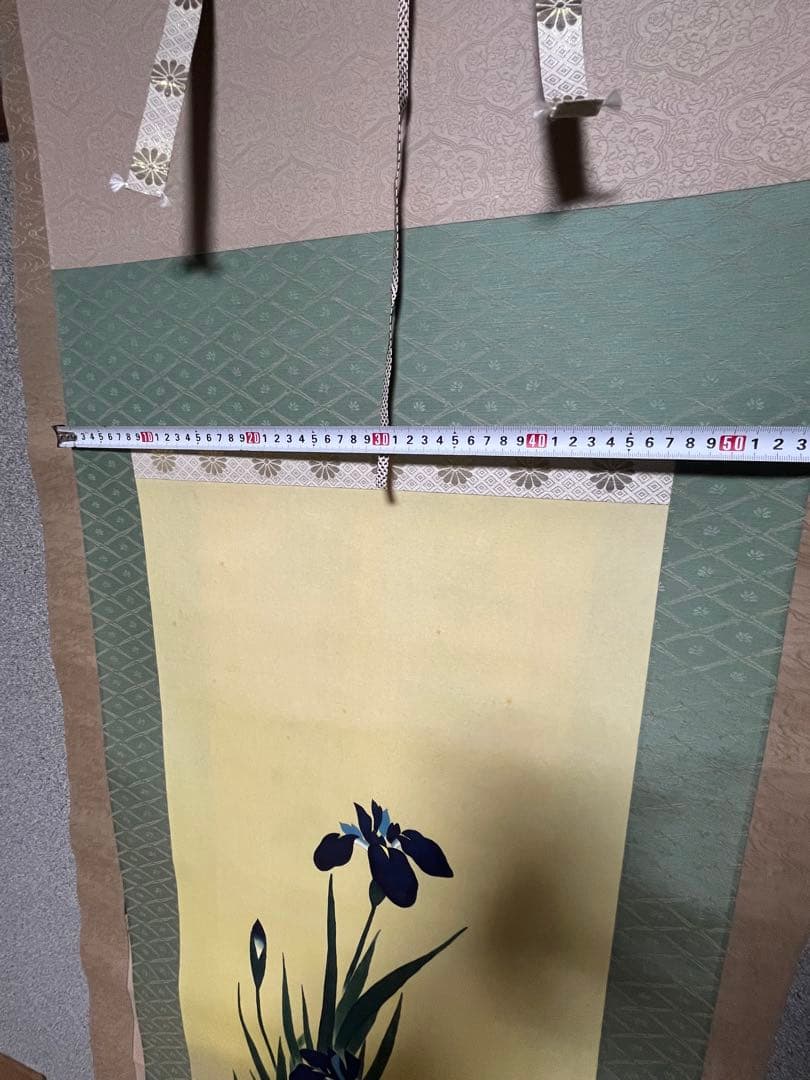 酒井抱一 風 燕子花に水雞図 模写