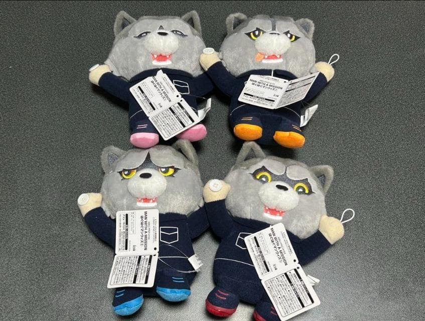 マンウィズアミッション はぐはぐマンウィズ ぬいぐるみ4体セット