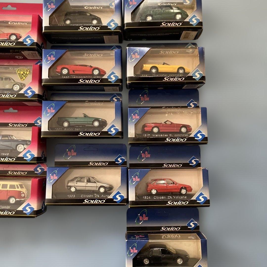 Solido ミニカーセット 全24台　キズあり　レア