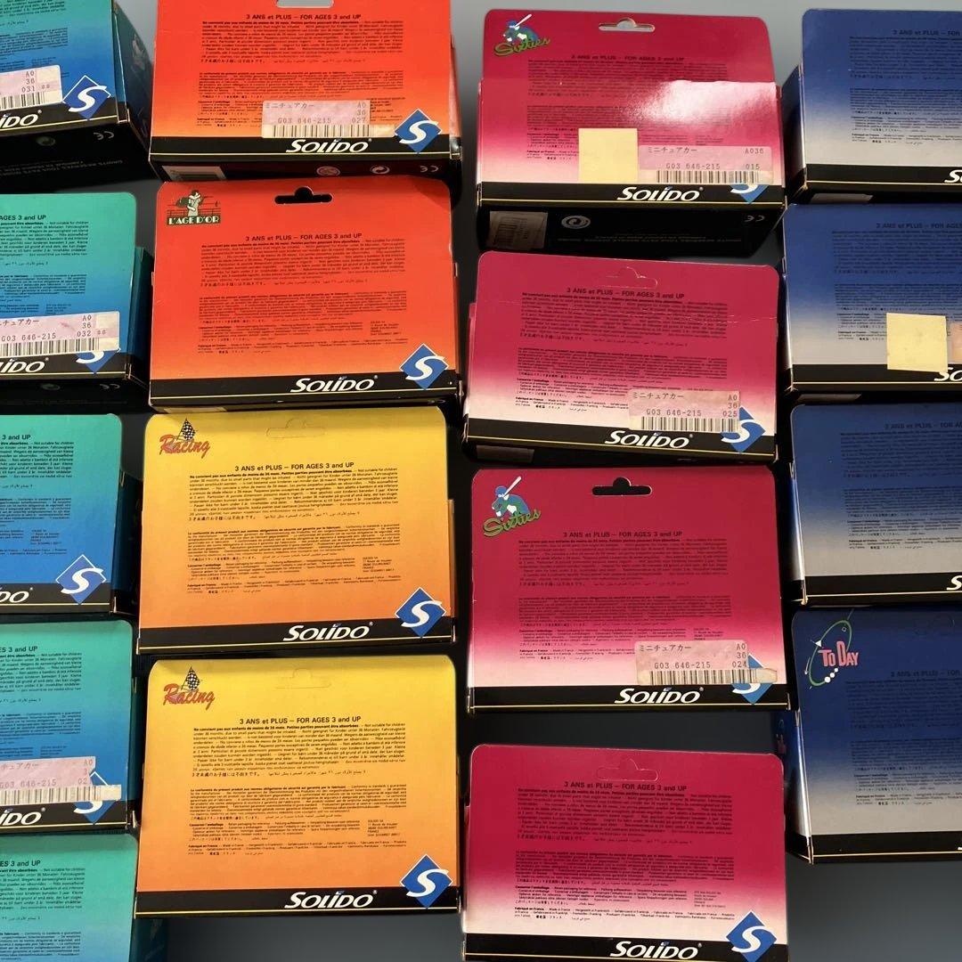 Solido ミニカーセット 全24台　キズあり　レア