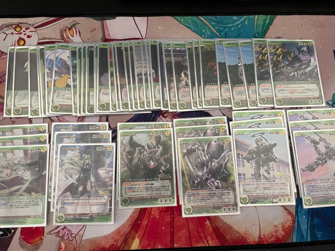 サンライズクルセイド、コードギアス、亡国のアキトデッキMPパーツ多数