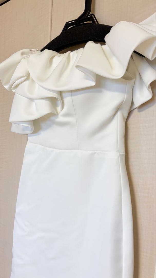 【美品】ドレスプロダクション ウェディングドレスw268