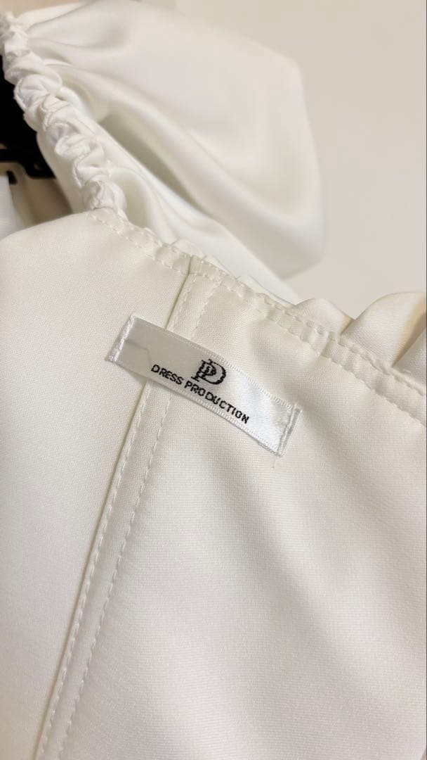 【美品】ドレスプロダクション ウェディングドレスw268