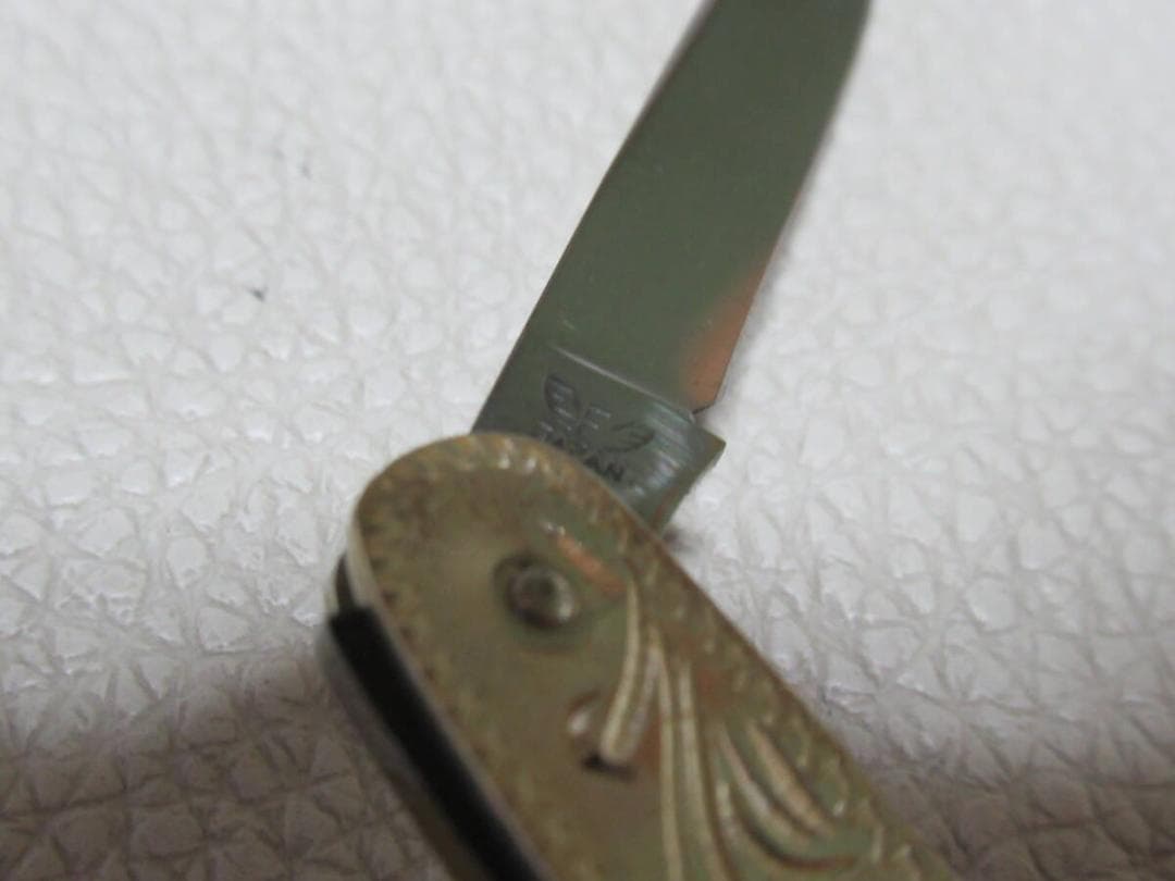 未使用 1960年代 日産自動車◆藤本保廣 シルバー彫金 ナイフとペーパーナイフ