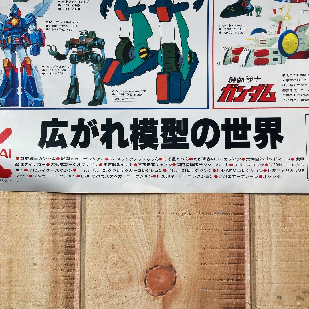 バンダイ　モデラーズ　コレクション　ポスター　当時物　激レア　ガンダムetc