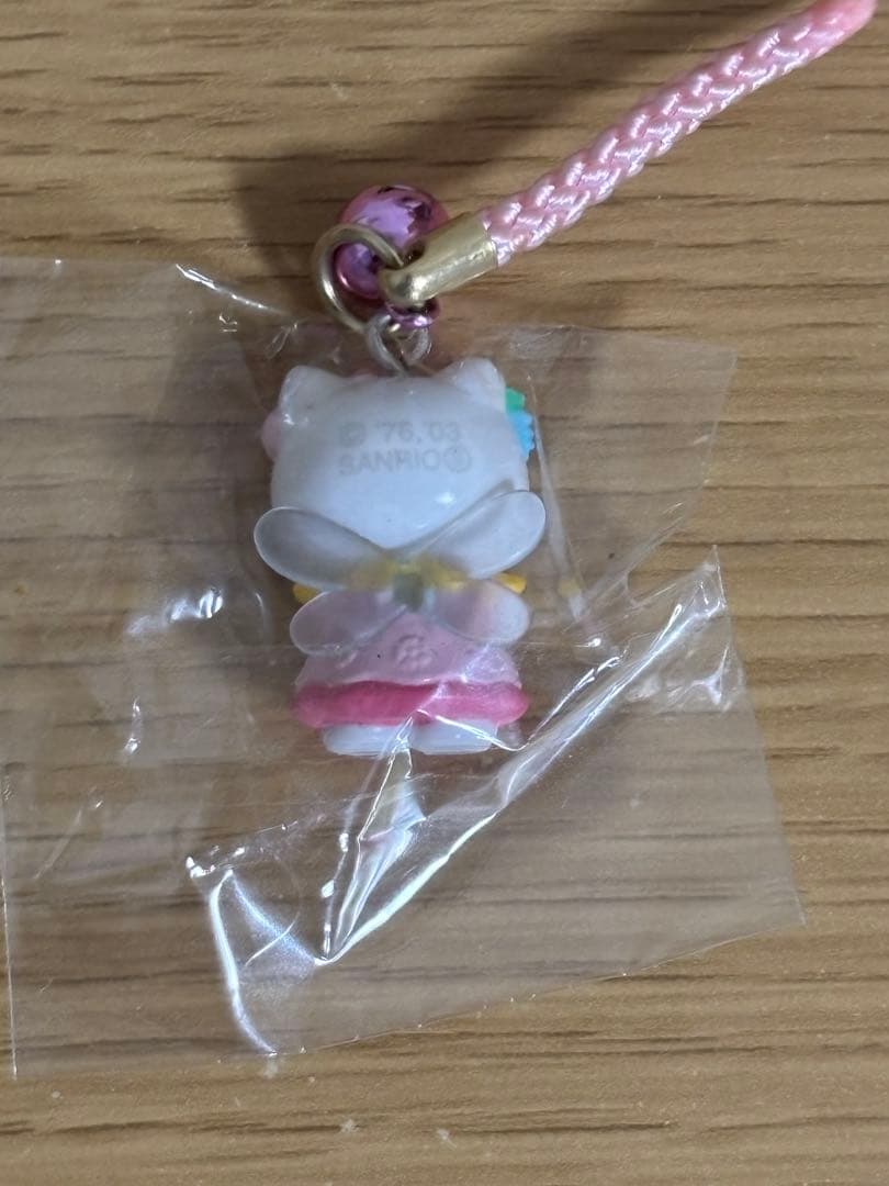 サンリオ　ハローキティ　根付　ストラップ　お花屋さん　限定　2003 #12