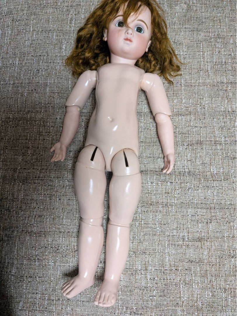 ビスクドール　作家物、1993年　西崎富久子　60センチ　シーリー社ボディ
