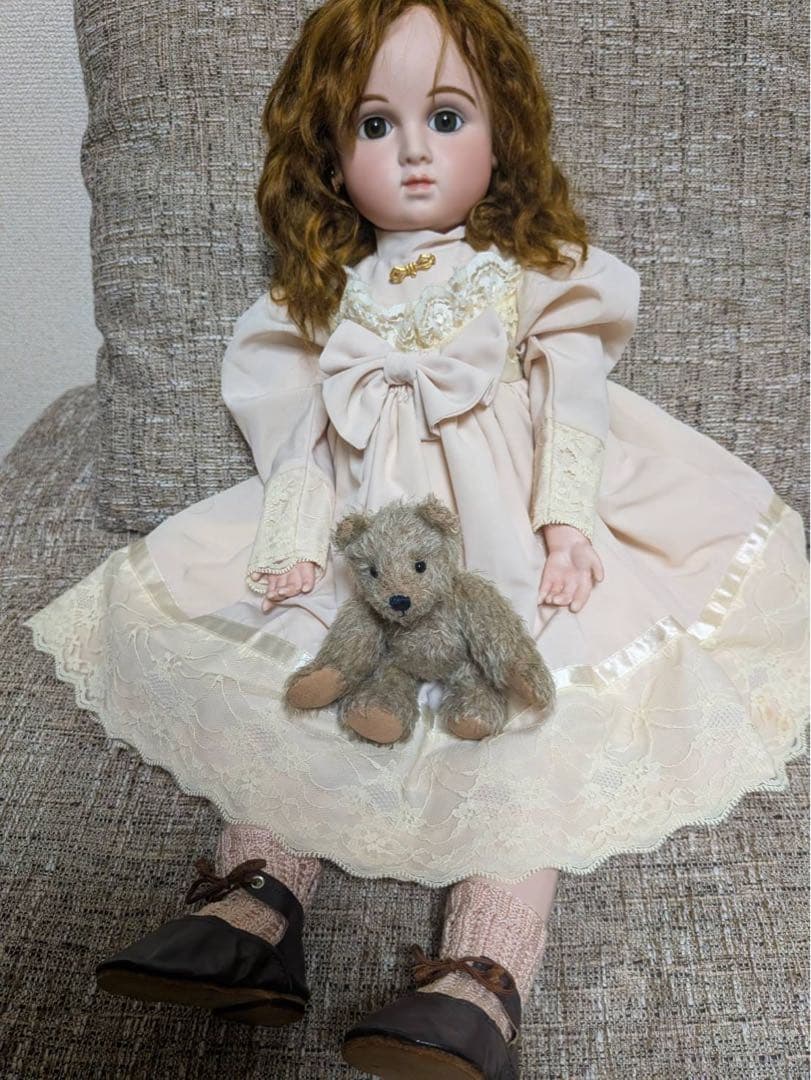 ビスクドール　作家物、1993年　西崎富久子　60センチ　シーリー社ボディ