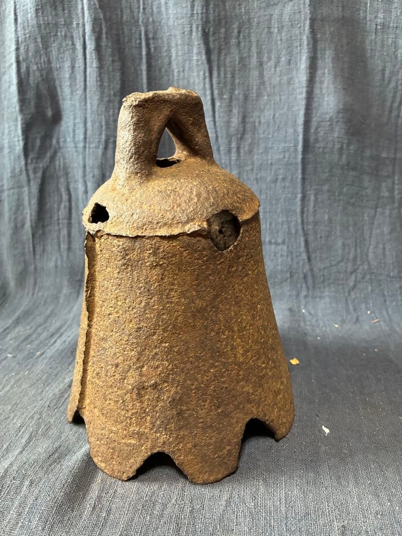 鉄製風鐸　仏教美術　寺院の軒先に吊るす備品　江戸時代