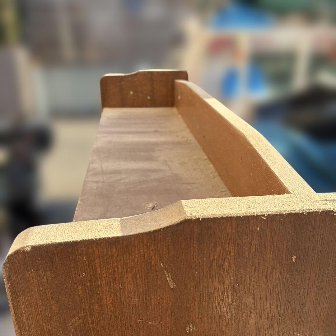 ヴィンテージレトロ　書棚　本棚　シェルフ　古家具　古道具　マイナスネジ6段172