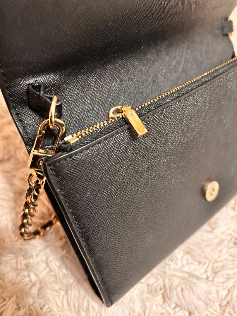 【美品】　トリーバーチ　チェーンウォレット　ロビンソン　ブラック