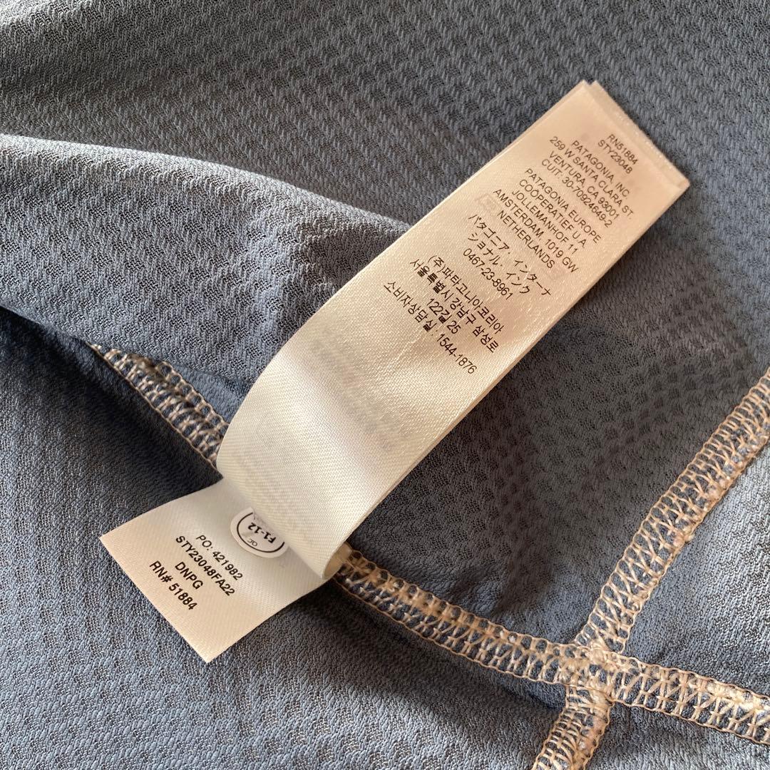 patagonia フリースベスト レトロX ボア　アイボリー/グレー