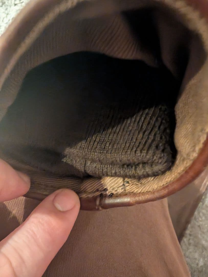 エアロレザー　ブラウン シングルライダースジャケット