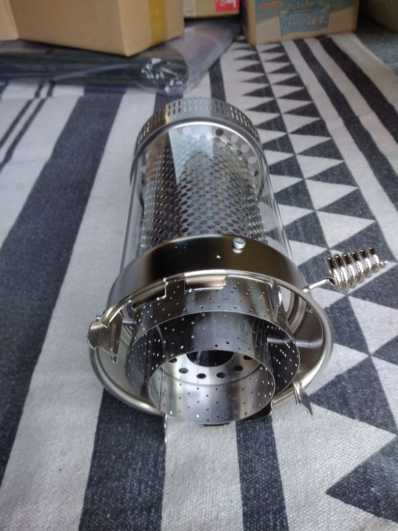 トヨトミ　レインボーストーブ用グローストーブ化燃焼筒加工済み