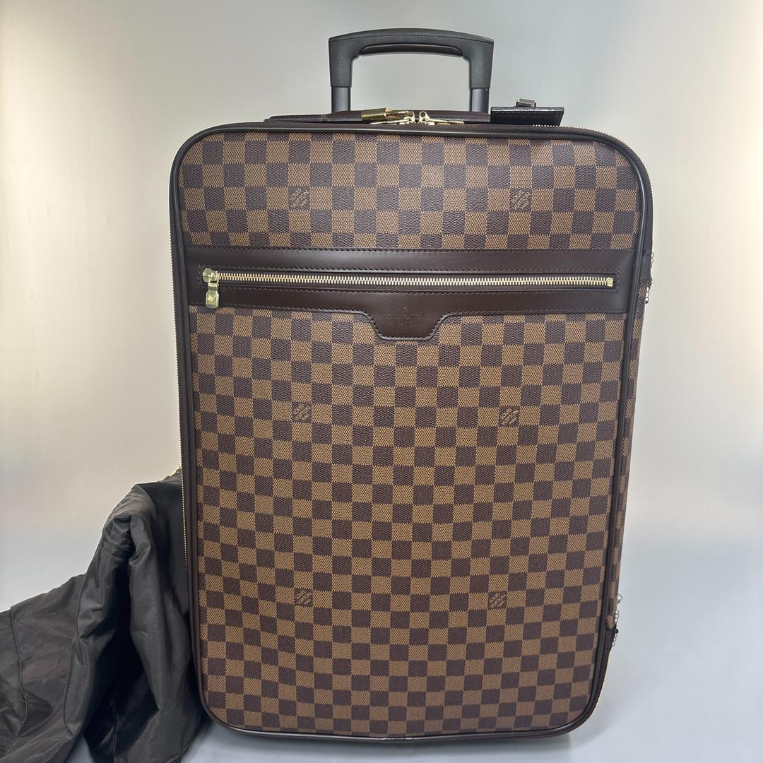 極美品 ルイヴィトン■ダミエ ペガス 55 N23294 レザー スーツケース