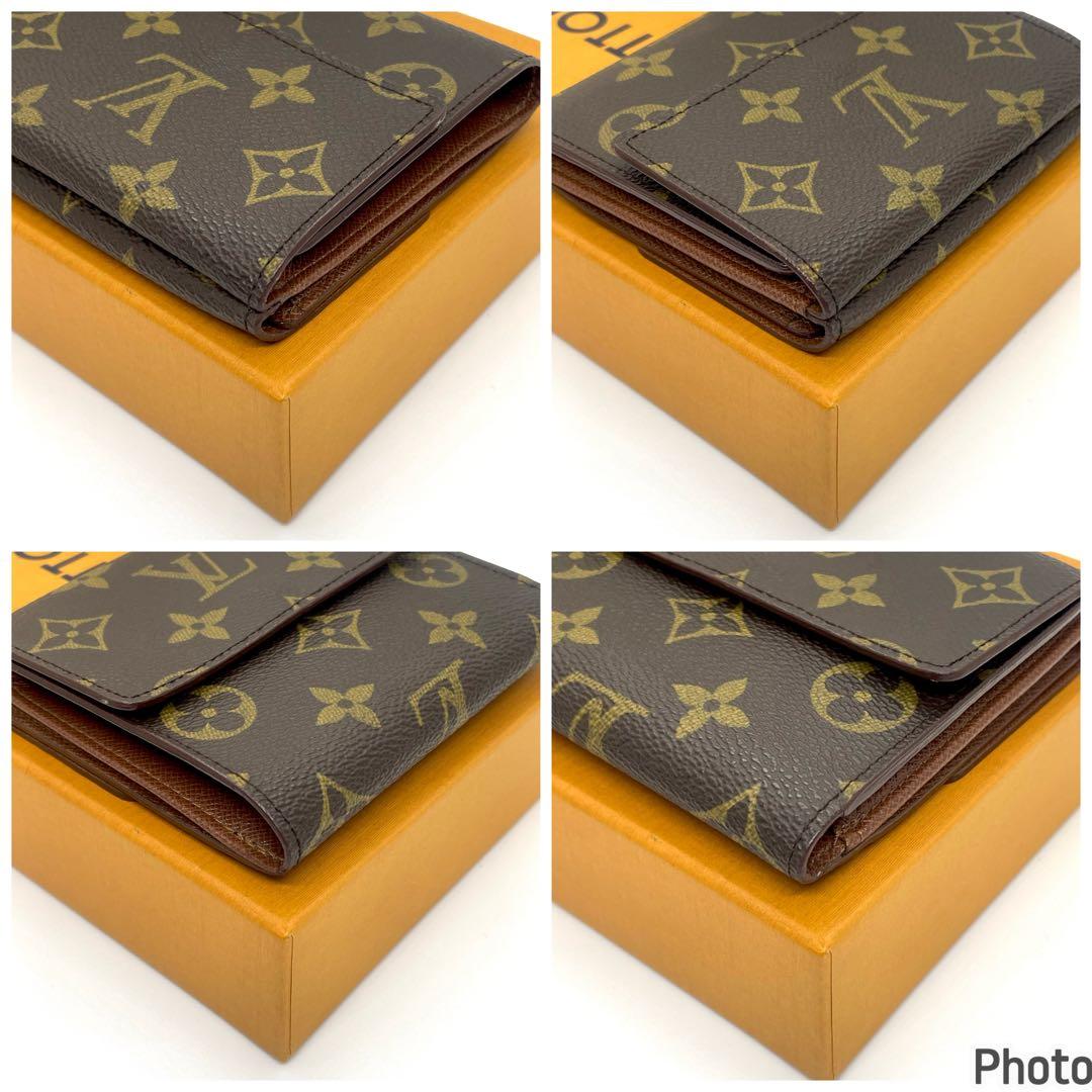 ルイヴィトン モノグラム ポルトモネ ビエ カルトクレディ Wホック 財布