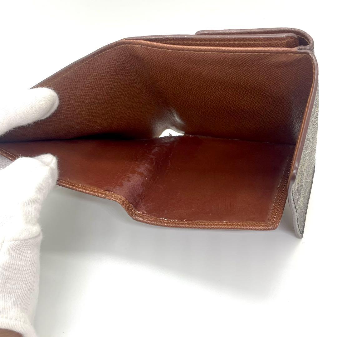 ルイヴィトン モノグラム ポルトモネ ビエ カルトクレディ Wホック 財布