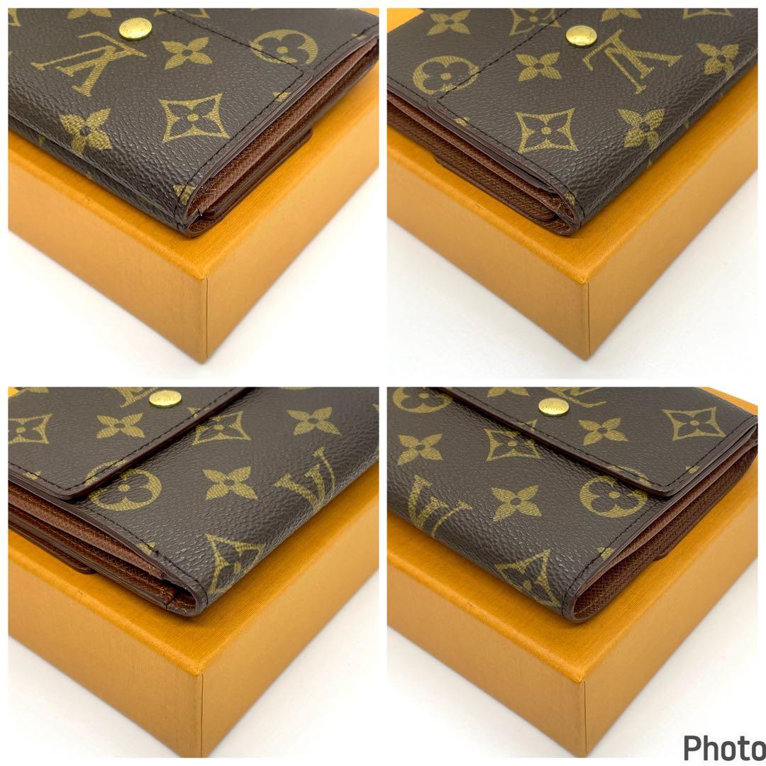 ルイヴィトン モノグラム ポルトモネ ビエ カルトクレディ Wホック 財布