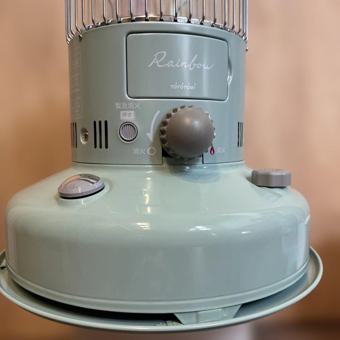 限定Rainbow 石油ストーブミントグリーン　未使用