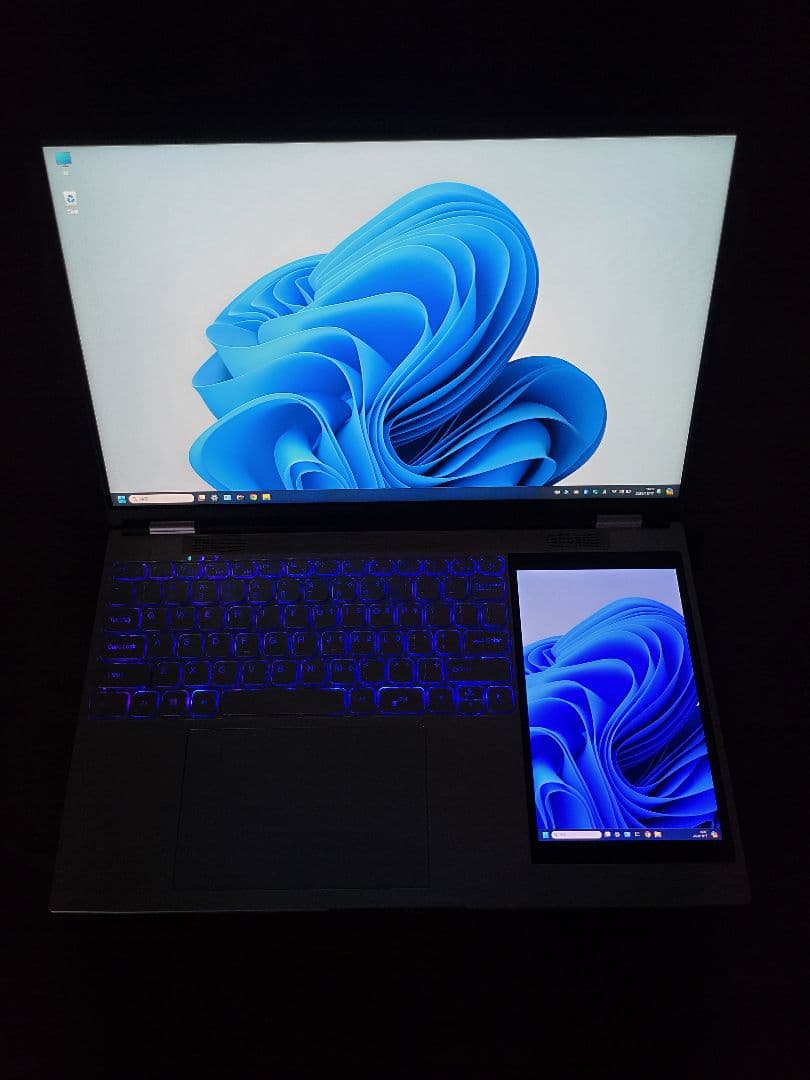 Celeron N5105 15.6+7インチタッチスクリーンのダブル液晶ノート