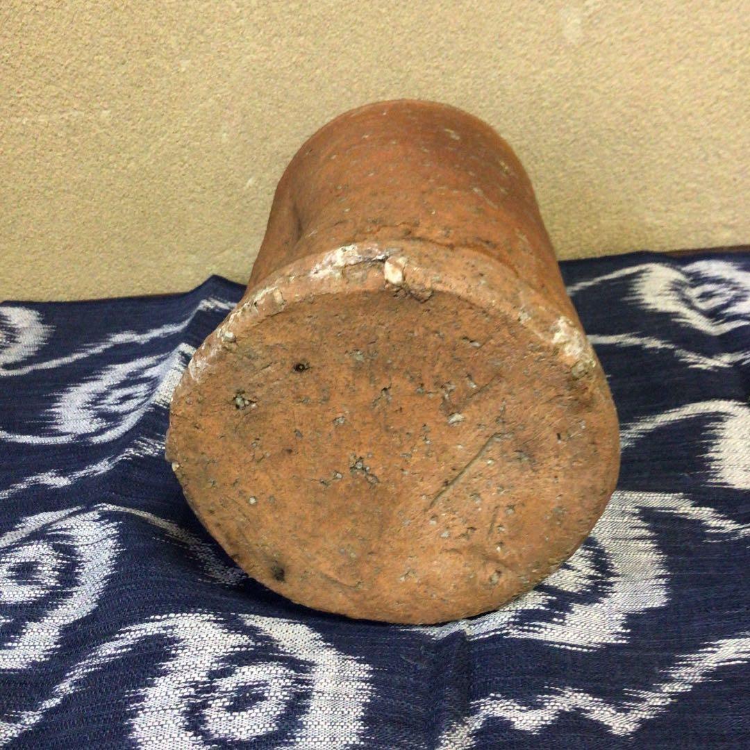 桃山時代の信楽焼の筒花瓶