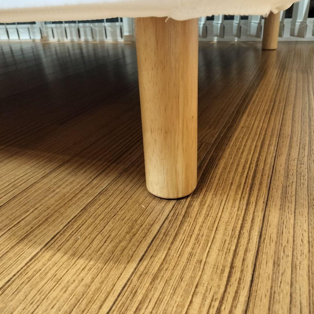 無印良品　脚付きマットレス　ダブル　引き取り可