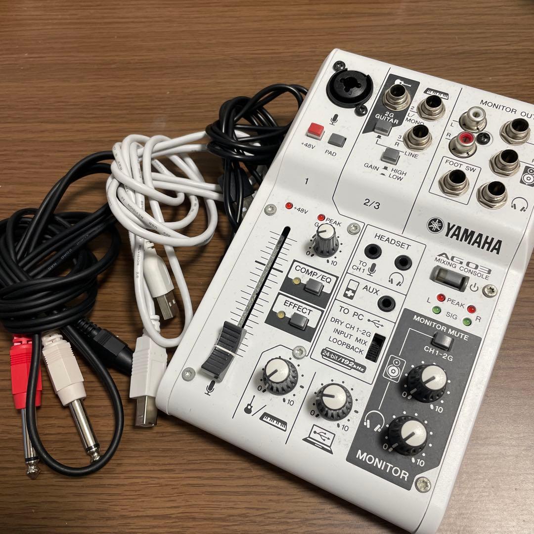 よ*様 【ケーブル付き】YAMAHA AG03 ミキシング・コンソール