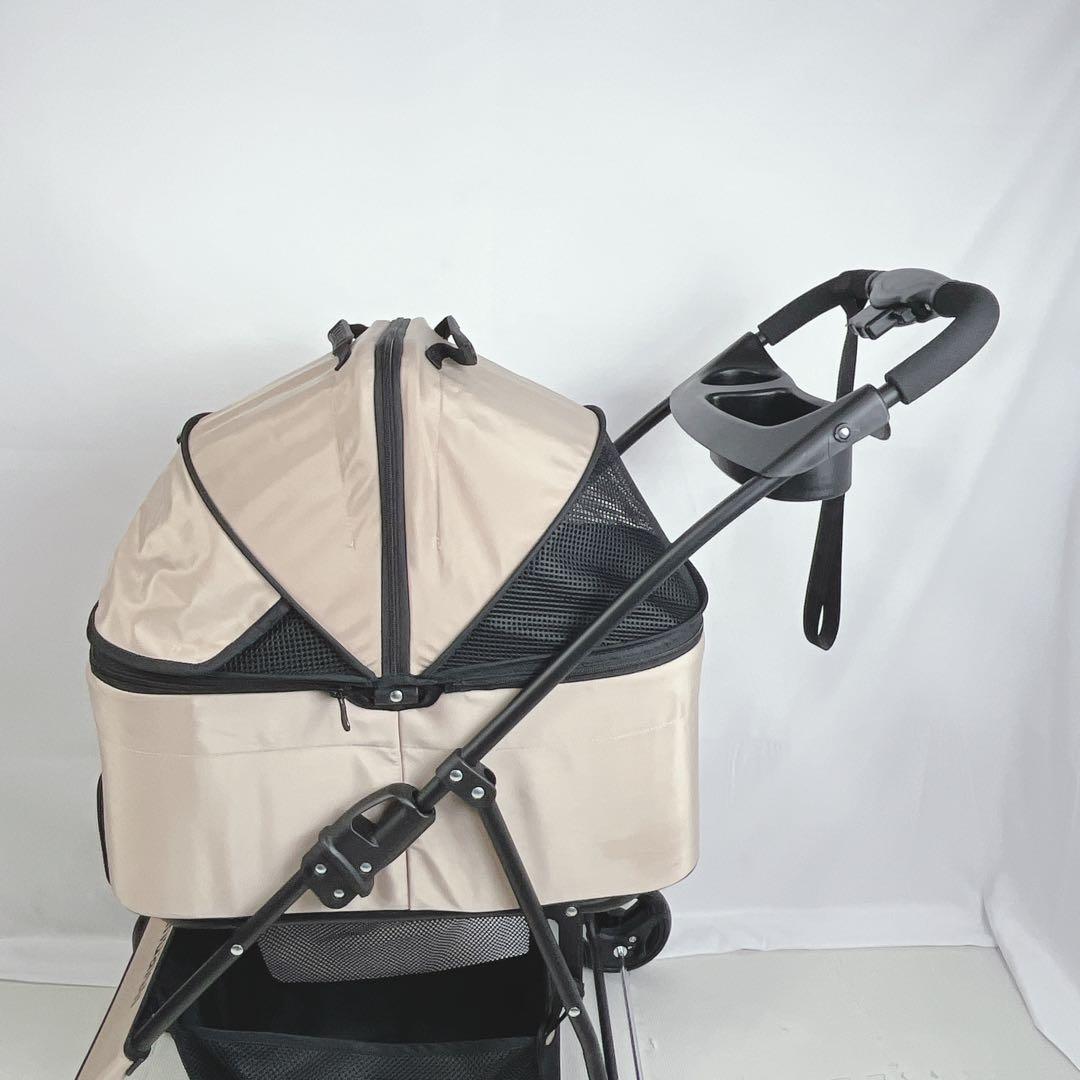 Pandaloli ペットカート　ベージュ　耐荷重20Kg