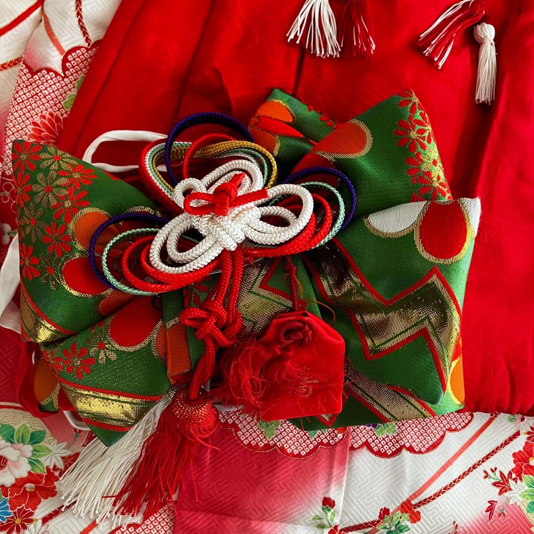 七五三　女の子　着物　アンティーク　三歳