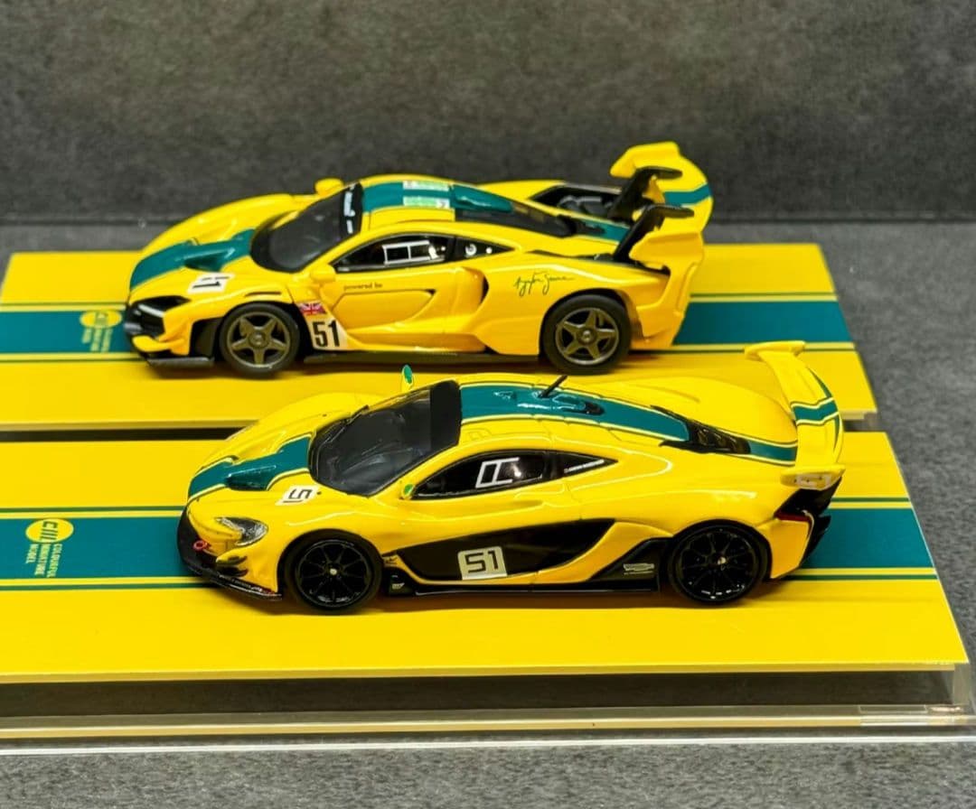 1/64 マクラーレンセナ GTR LM & P1 GTR　セット