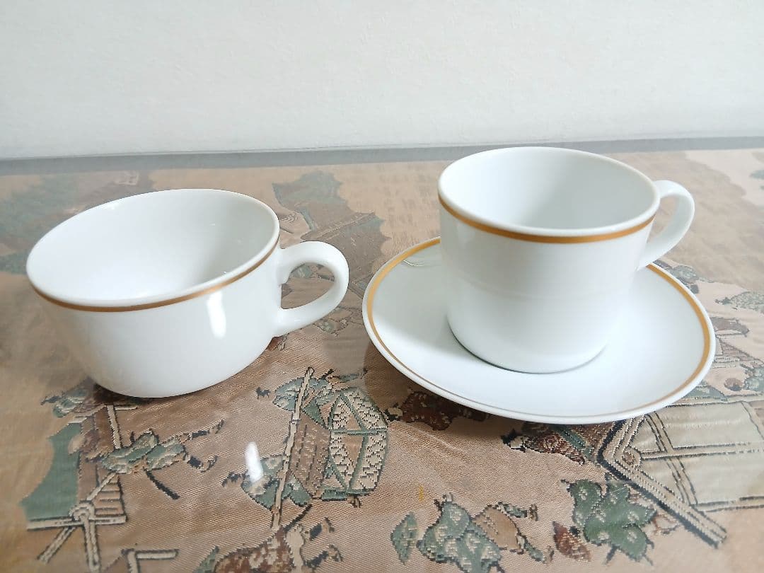 70年代 パンナム 機内用 コーヒー ティーカップ ノリタケ パンアメリカン航空