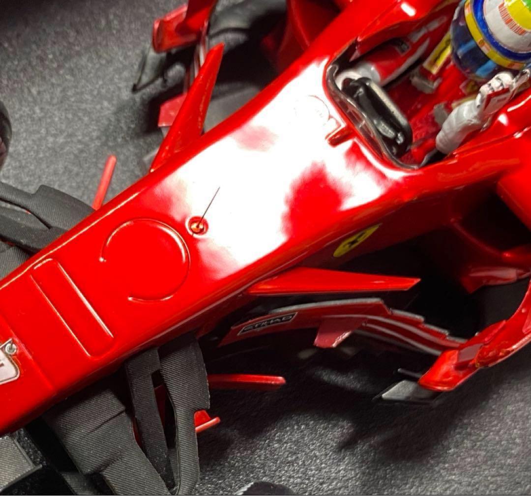 カスタム多数　1/18 マテル　フェラーリF2008 F.マッサ　シャークフィン