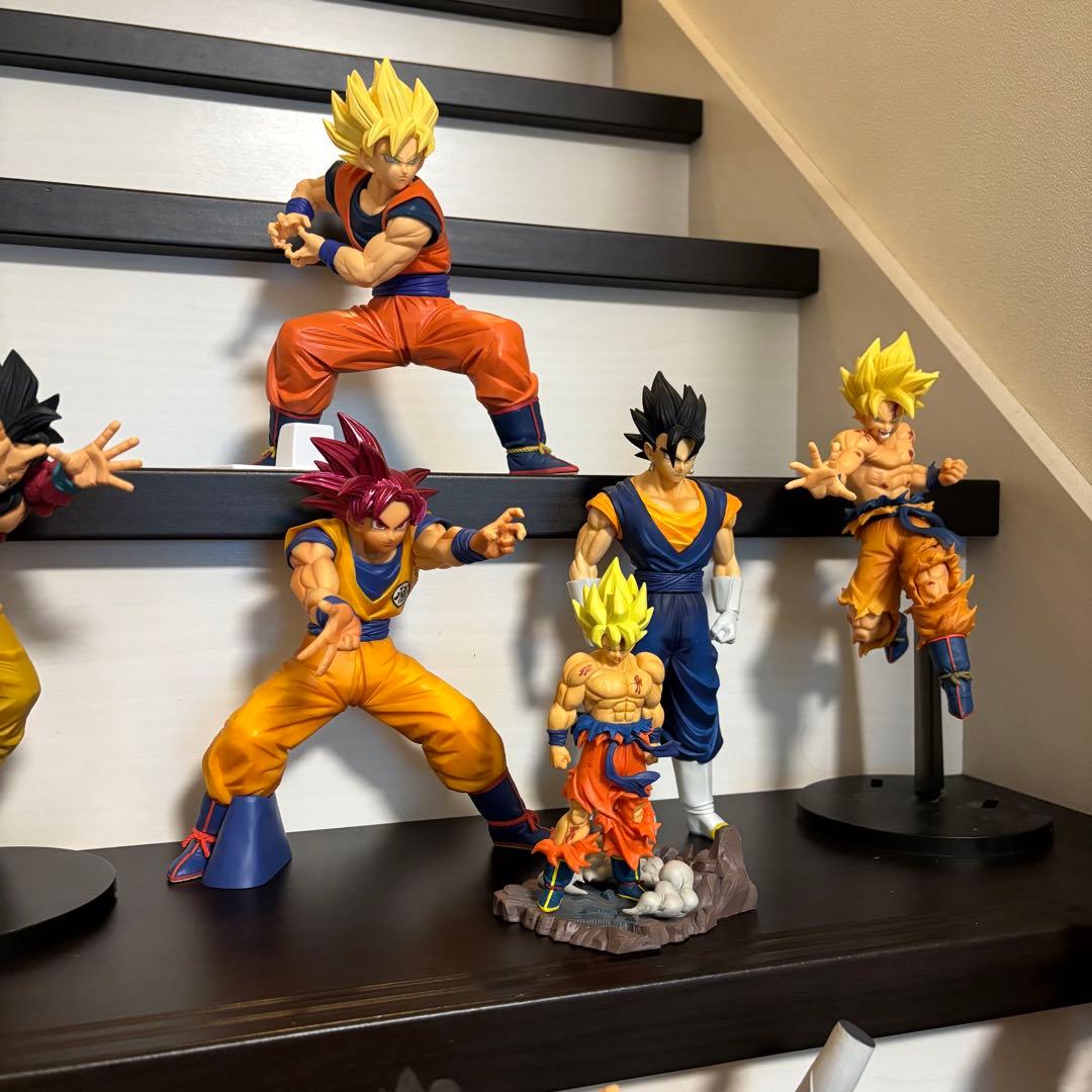 極美品 ショーケース保管品 ドラゴンボール 孫悟空 フリーザ ゴテンクス 10体