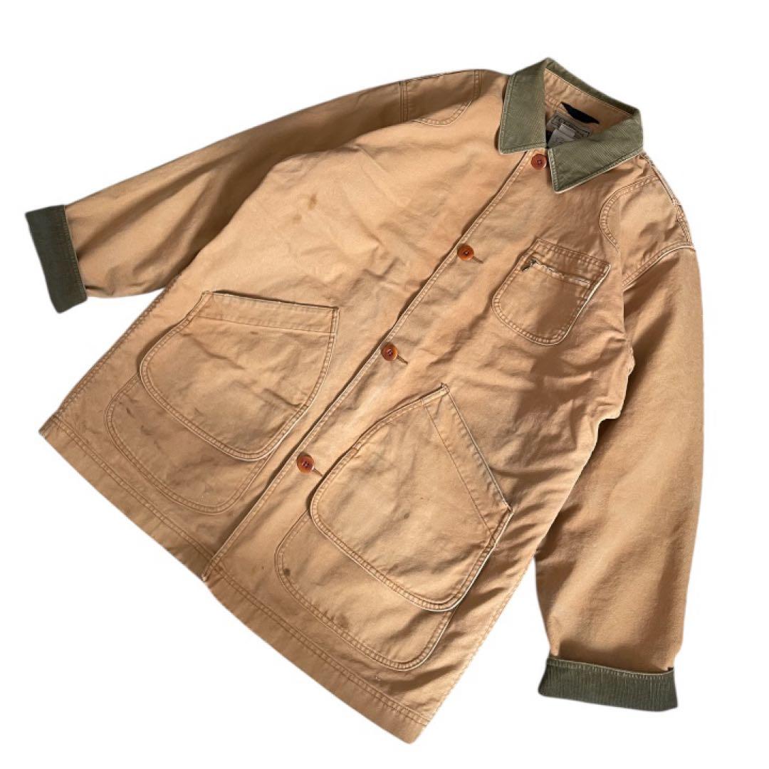 L.L.Bean 00sハンティングジャケット ライナー付きコーデュロイ襟L古着