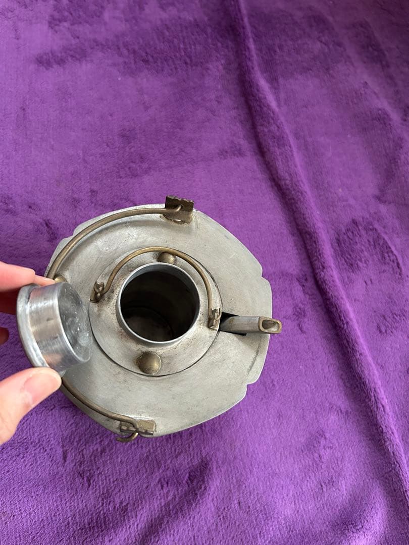 伝統的な錫水差し 保温製品 年代物 アンティーク