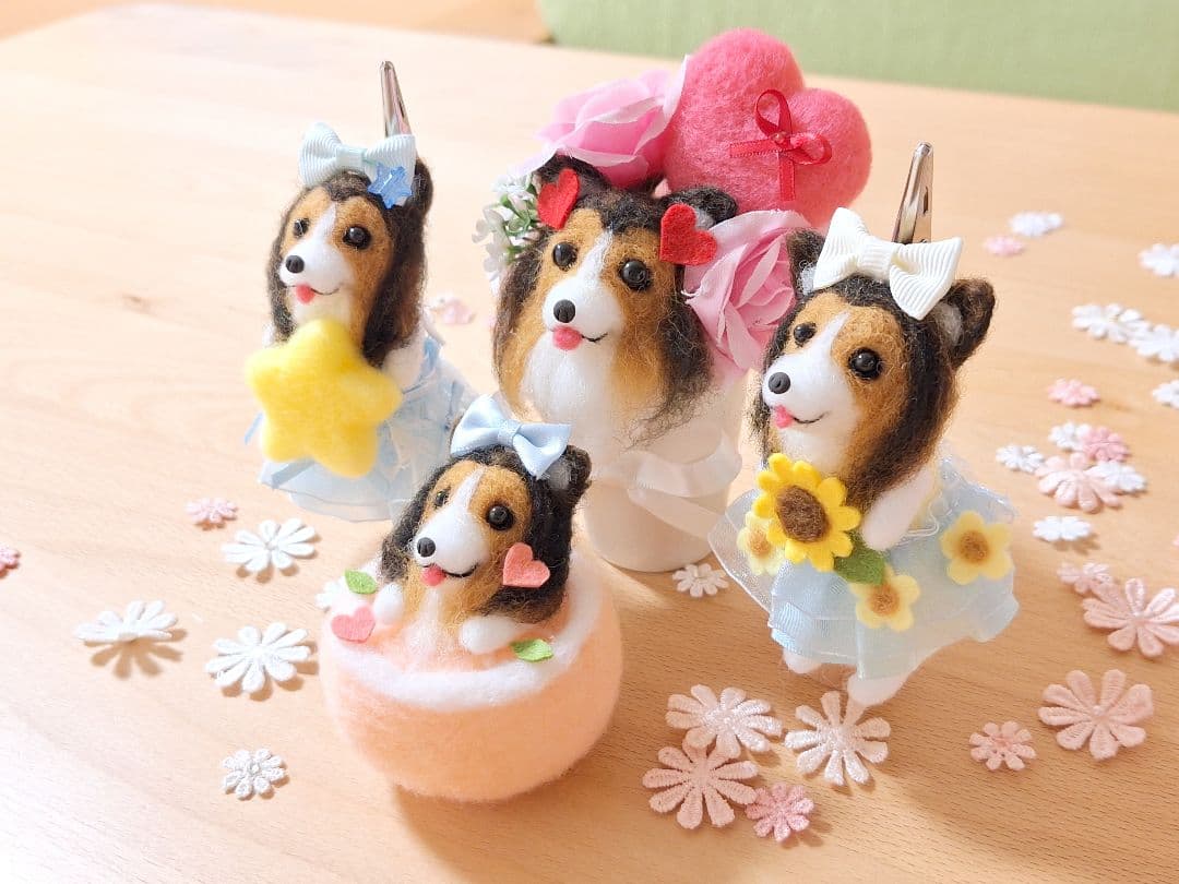 みーたん♪ 羊毛フェルト オーダー 愛犬 シェルティー ☆ シェットランド