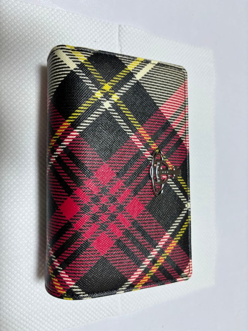 【値下げ済】　Vivienne Westwood タータンチェック 二つ折り財布