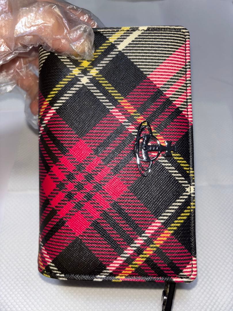【値下げ済】　Vivienne Westwood タータンチェック 二つ折り財布