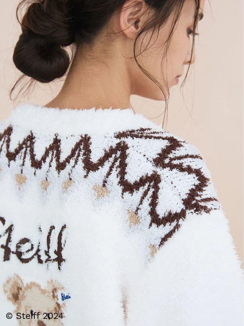 レア♡新品 ジェラートピケ【Steiff】フェアアイル柄カーディガン シュタイフ