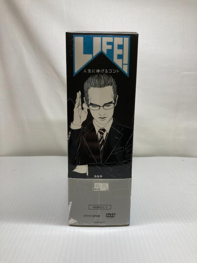 LIFE！～人生に捧げるコント　DVD‐BOX4枚組　中古　ポストカード4種