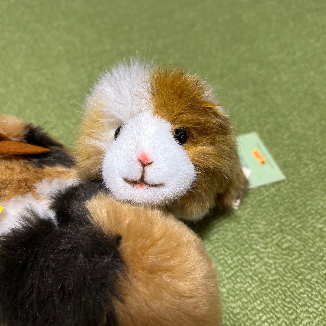 シュタイフアニマル　モルモット　ぬいぐるみ2体セット