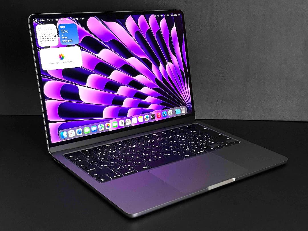 【美品】MacBook Air （M2, 2022）13.6㌅ 元箱付き