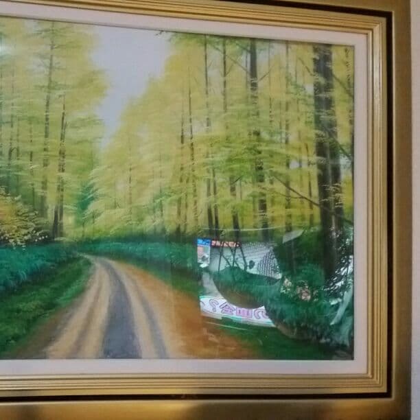 50万円で購入！　作者不明　絵画　額付き