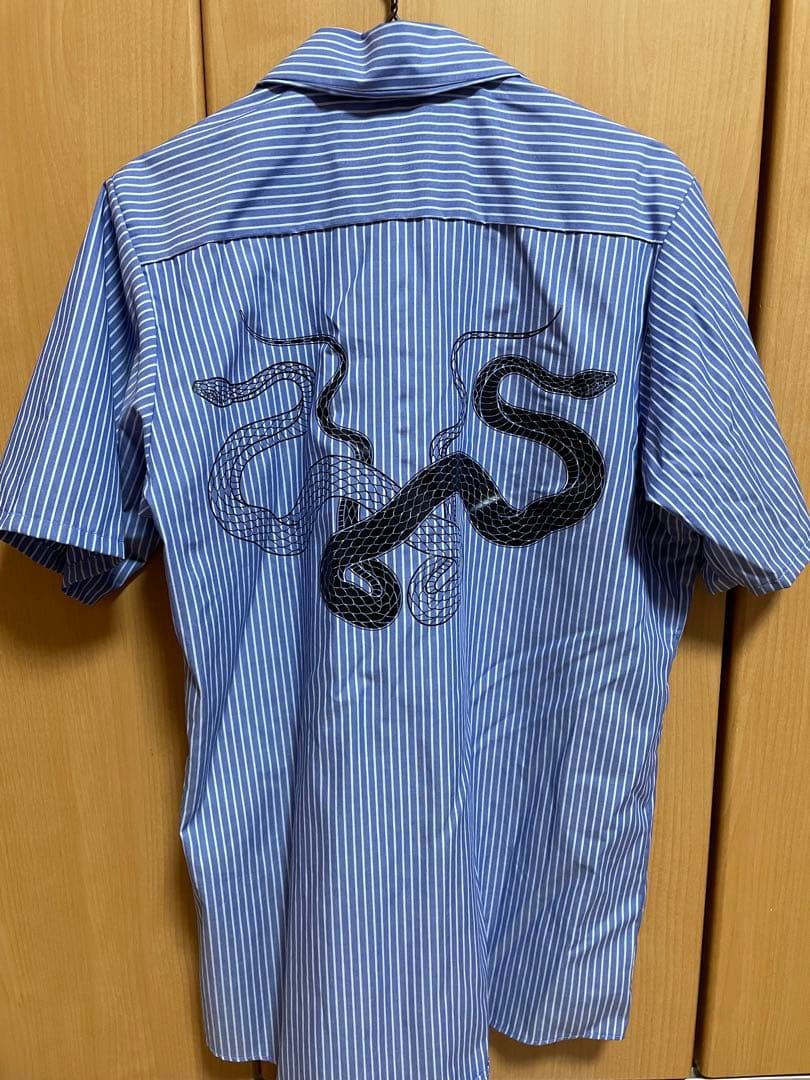 knosis ストライプワークシャツ