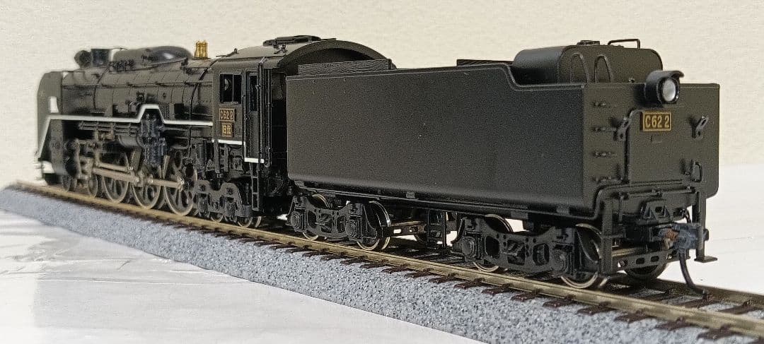 HOゲージ 天賞堂 Ｃ622号機蒸気機関車 No491、メンテナンス済