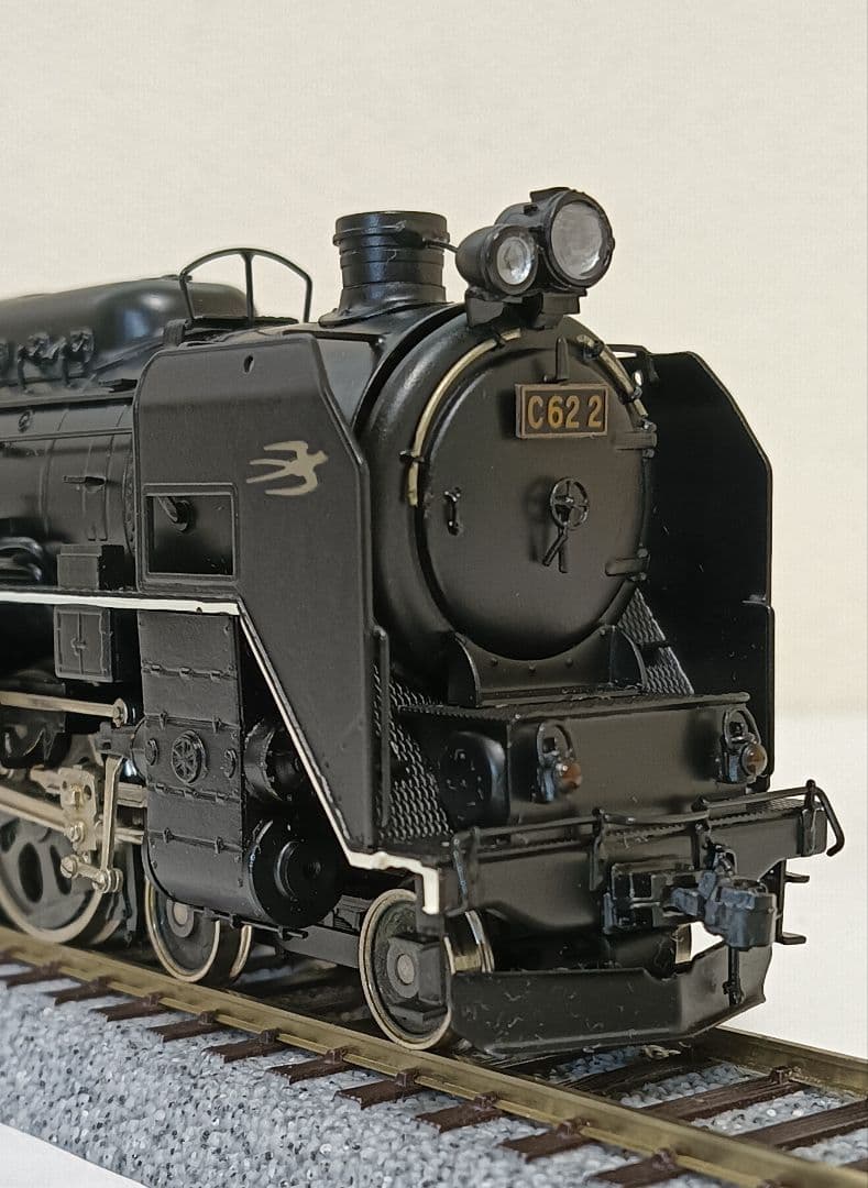 HOゲージ 天賞堂 Ｃ622号機蒸気機関車 No491、メンテナンス済